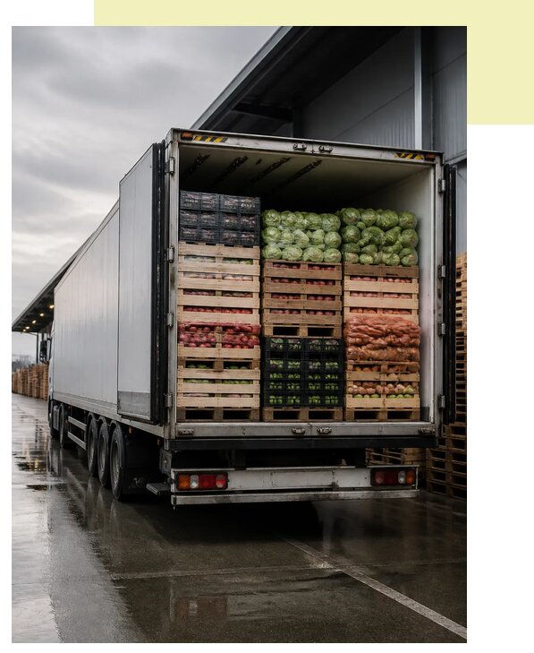 Перевозка плодоовощной продукции в Кимовск по цене от 5154 р. | Агросервис-Кмв
